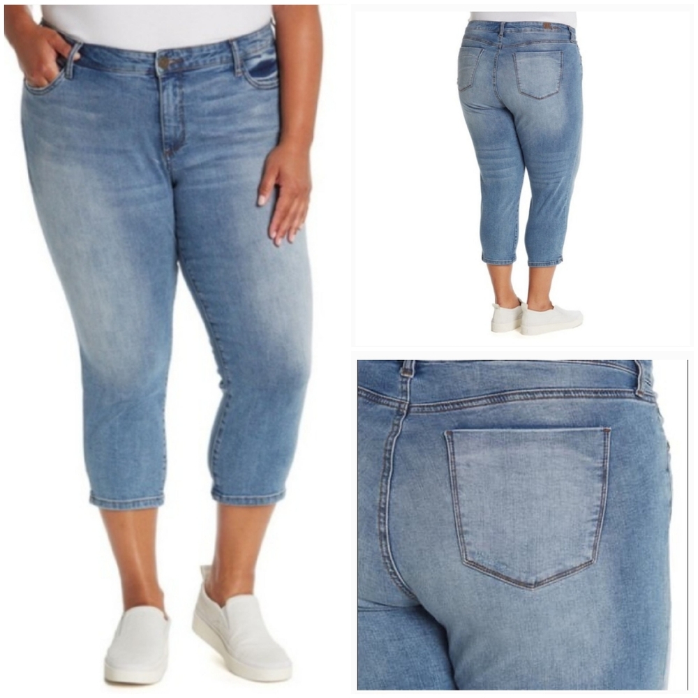 NEW Kut From Kloth Abigail Crop Straight Leg Jeans - Picture 1 of 14